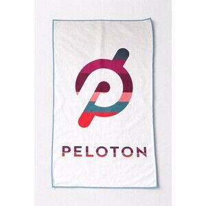 Peloton Towel Arete Microfiber Workout Gym Fitness Multicolor Logo Sweat Cycling